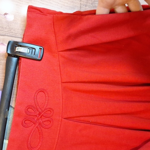 KAREN SCOTT RED MATCHING SET VINTAGE OUTFIT MEDIUM - Picture 7 of 9